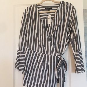 NWT! BR wrap shirt